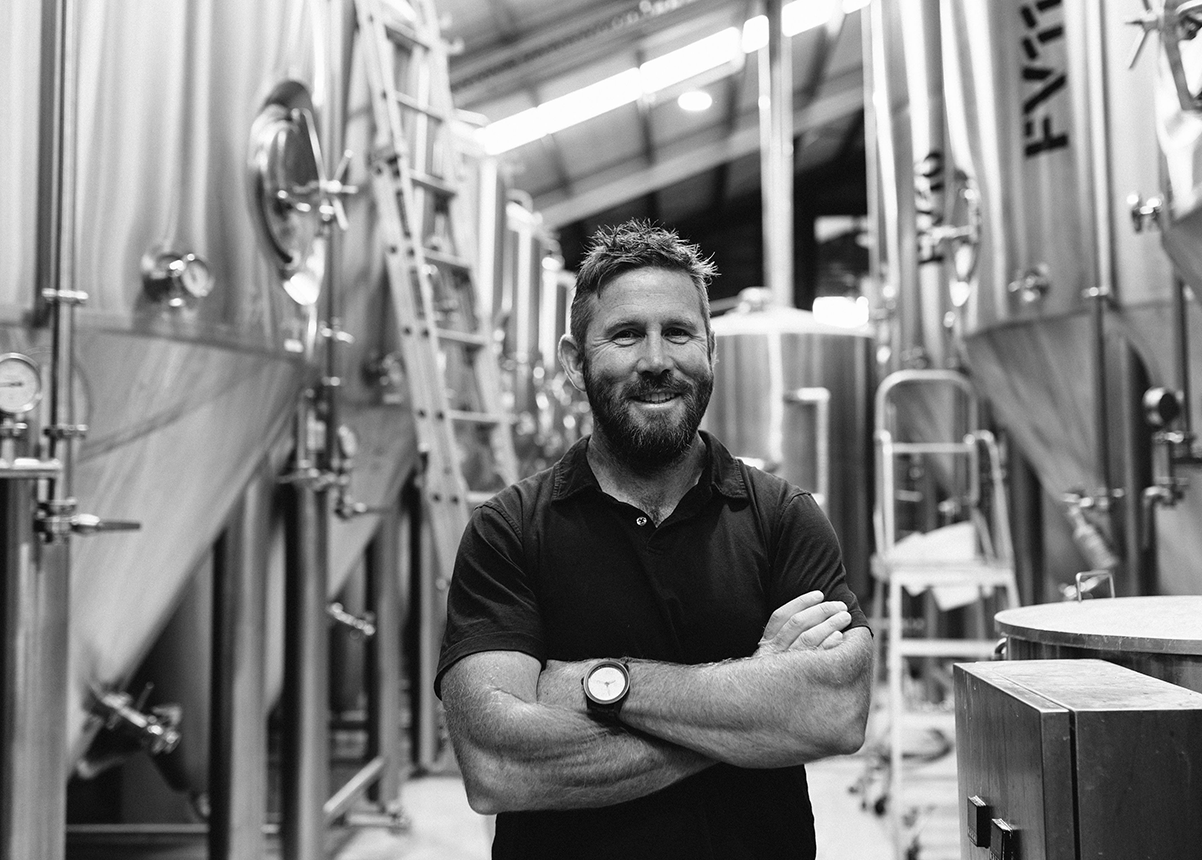 Sawmill Brewery owner Mike Sutherland. 
